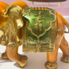 京铜太平双象黄铜摆件祥瑞鸿驹大漆骏跃功成黄铜摆件 商品缩略图5