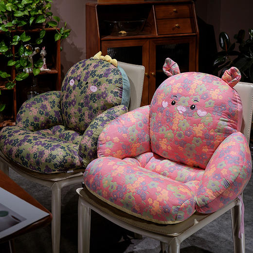 自然醒碎花三层纱半包围坐垫QYL 商品图8