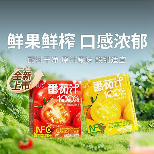 【NFC鲜榨番茄汁】（红/黄双味可选） 0添加蔗糖、脂肪、人工色素 浓郁酸甜更健康！ 商品图0