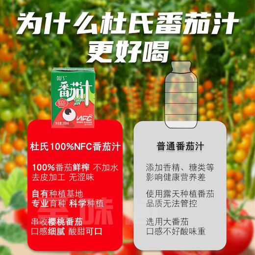 【NFC鲜榨番茄汁】（红/黄双味可选） 0添加蔗糖、脂肪、人工色素 浓郁酸甜更健康！ 商品图6