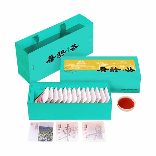 JD-C-西安-木木方片茶-【唐诗茶】陈皮/金花茯茶 商品图0