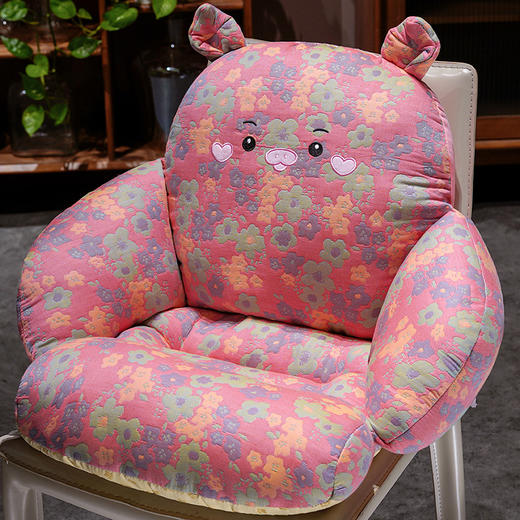 自然醒碎花三层纱半包围坐垫QYL 商品图12