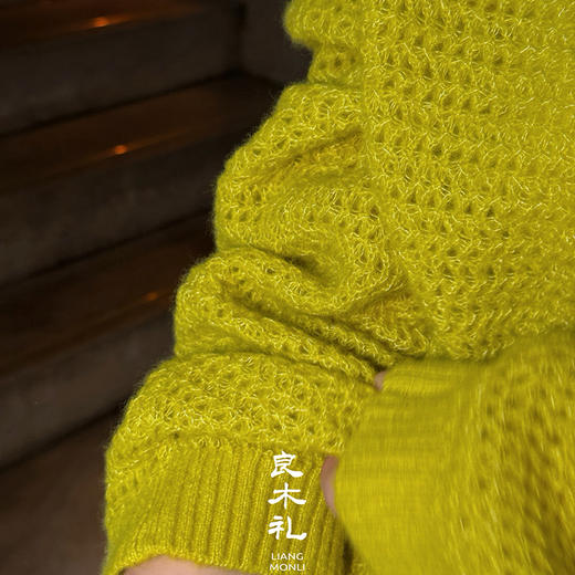 【预售7天】良木礼山羊绒V领套衫（飘带）（Q2584526） 商品图4