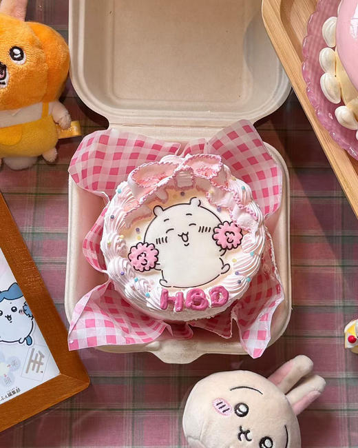 chiikawa\吉伊巧克力装饰生日小便当盒 商品图0