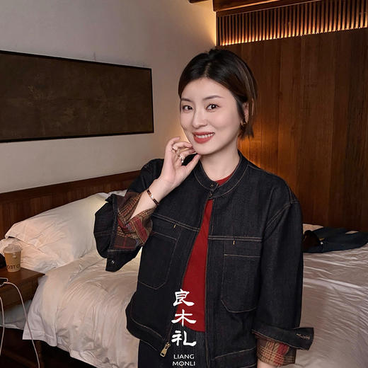 【预售7天】良木礼牛仔外套（Q2591804） 商品图0