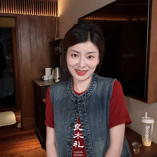 【不退不换】良木礼牛仔马甲（Q2584903） 商品图2