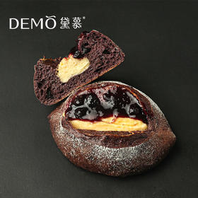 蓝莓桑葚乳酪包|Blueberry Mulberry cheese bread