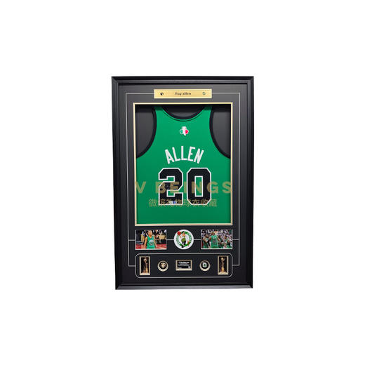 收藏系列 雷阿伦 绿军20号绿色 球员版 亲笔签名球衣 商品图0