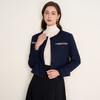 EITIE爱特爱优雅通勤小香风气质圆领深蓝色短外套秋冬新款D2503901 商品缩略图3