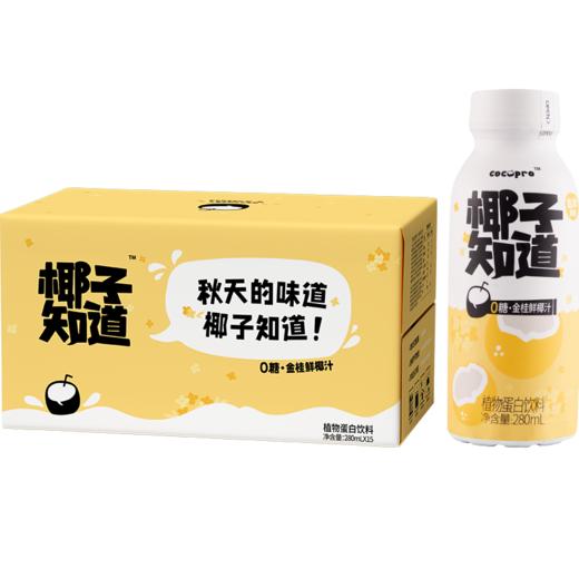 椰子知道0糖金桂鲜椰汁280ml*6 商品图0