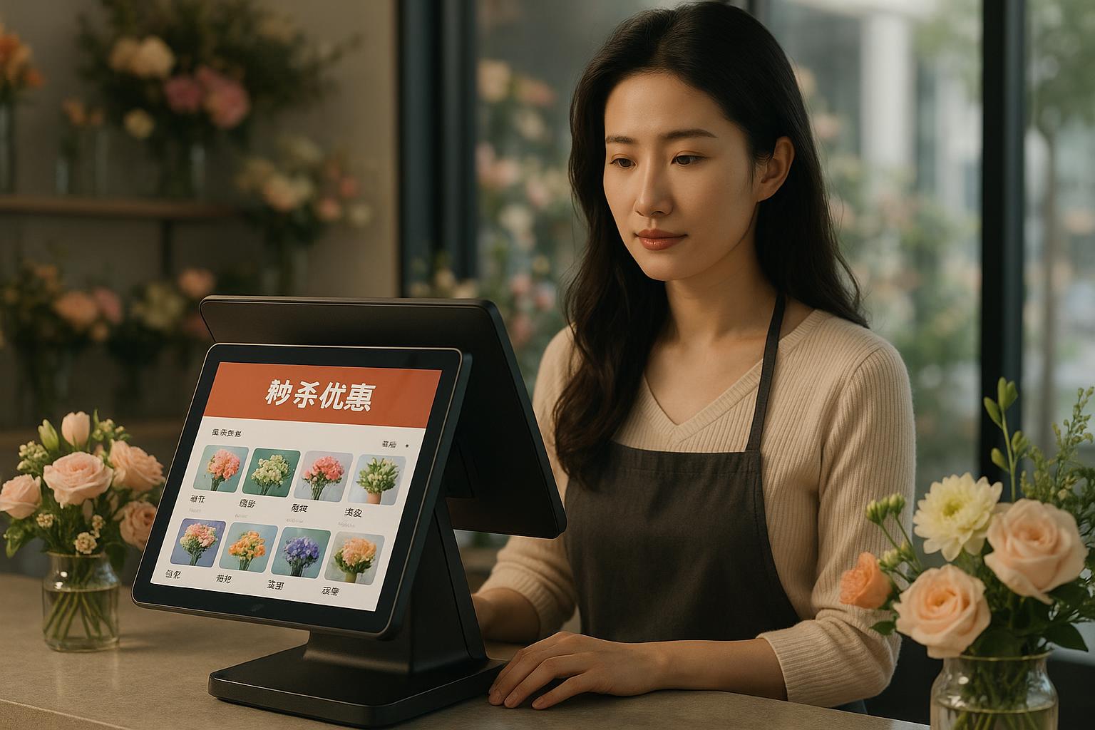 哪些功能是花店收银系统的核心？