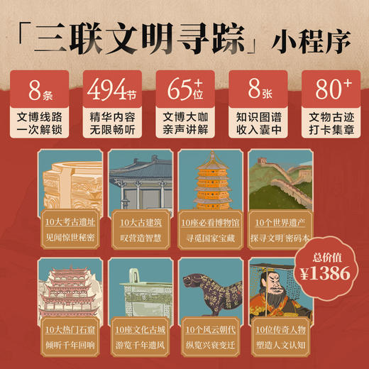 【赠送实体地图】三联文明寻踪小程序 商品图0