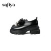 Safiya/索菲娅2025学院蝴蝶结粗跟厚底轻便增高百搭英伦小皮鞋SFD3112172 商品缩略图6
