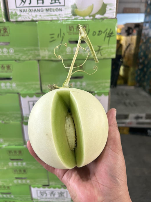 6.8元1个新疆玉菇甜瓜中小果，单果约1.5斤左右 商品图0