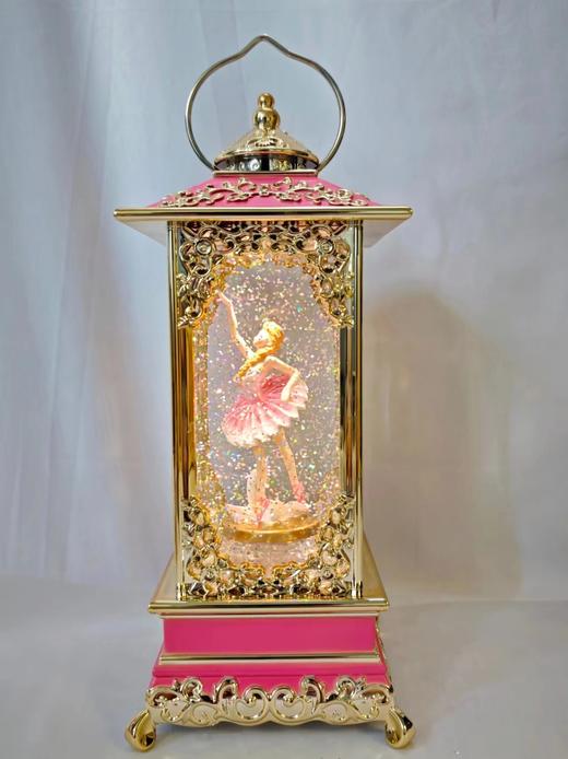 锦升鎏金款镂空大四方水晶灯八音盒9 商品图2