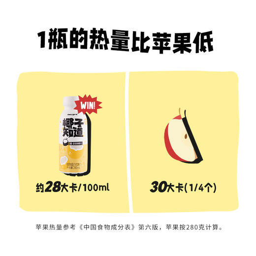 椰子知道0糖金桂鲜椰汁280ml*6 商品图3