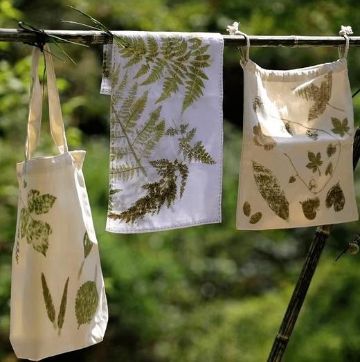 【手工DIY】植物敲拓染 商品图0