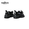 Safiya/索菲娅2025学院蝴蝶结粗跟厚底轻便增高百搭英伦小皮鞋SFD3112172 商品缩略图2