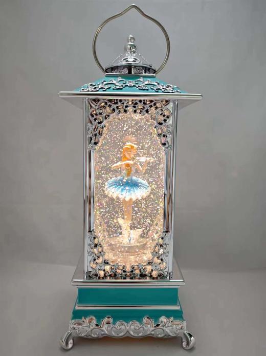 锦升鎏金款镂空大四方水晶灯八音盒9 商品图3