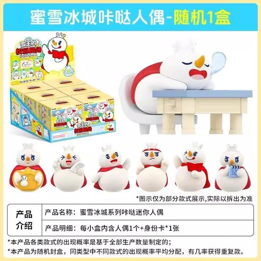 蜜雪冰城 咔哒迷你人偶 6只/盒 盲盒 商品图0