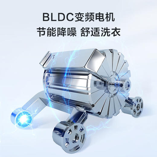 海尔（Haier）洗衣机10公斤滚筒全自动家用大容量超薄嵌入式一级能效1.1高洗净比家用XQG100-507S 商品图4