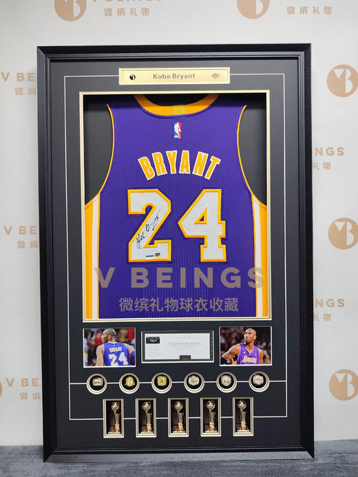 收藏系列 科比 湖人队24号紫色 16冠球员版 亲笔签名球衣 商品图1