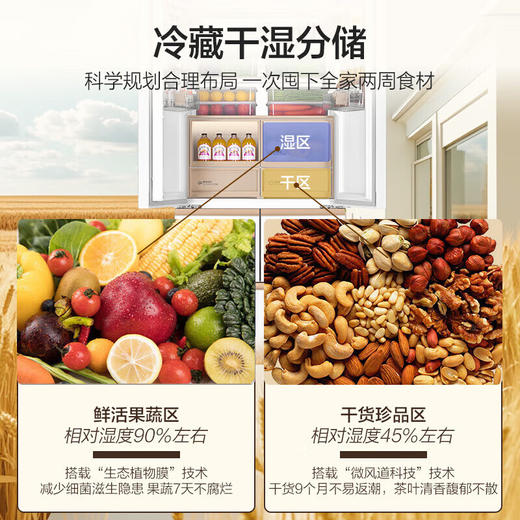海尔冰箱多门冰箱BCD-512WGHMD1BWLU1全空间保鲜科技 EPP超净系统 商品图1