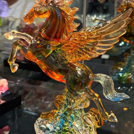 佛罗端斯飞马祥瑞琉璃摆件 商品图0