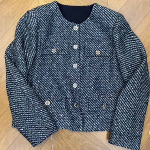 【不退不换】良木礼亮片小香外套（Q2593879） 商品图0