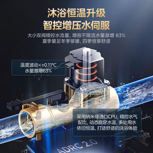 A美的 燃气热水器JSLQ27-16LN3一级能效 强排式 天然气(12T) 16L节能增压零冷水 商品图7