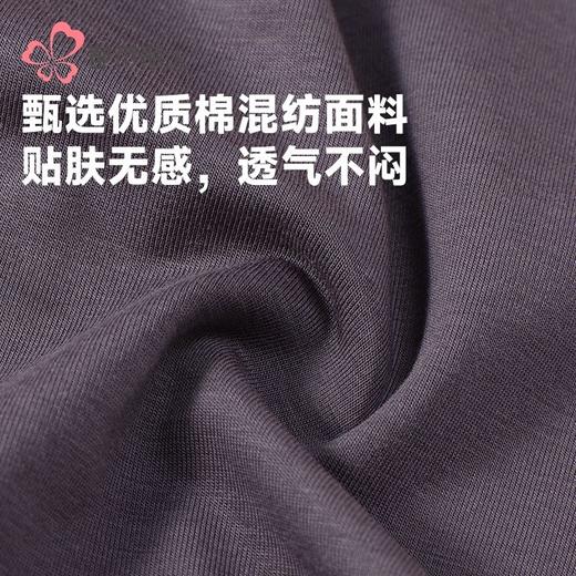 都市丽人内裤男士内裤50S棉混纺内裤明筋平角内裤男内裤FKHH10 商品图5