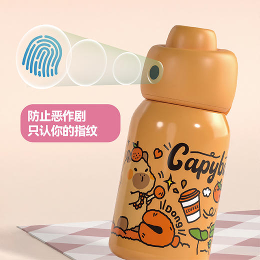 A-Toins-兔音子智能指纹保温杯316不锈钢550ml 商品图5