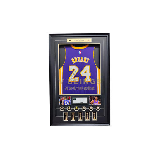收藏系列 科比 湖人队24号紫色 16冠球员版 亲笔签名球衣 商品图0
