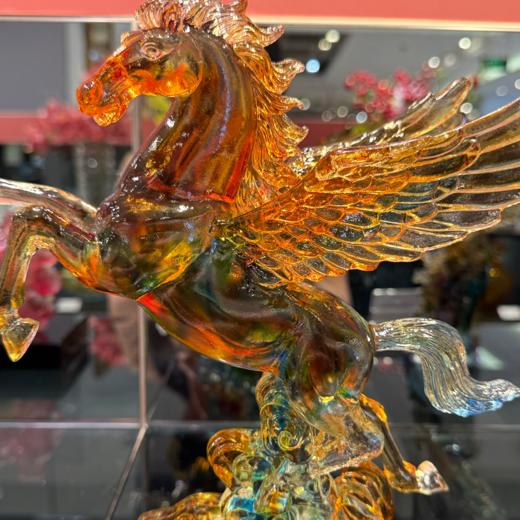 佛罗端斯飞马祥瑞琉璃摆件 商品图3