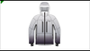 25/26MYKU雪服Arctic (极地) 2L加棉款滑雪服上衣渐变黑白 商品缩略图0