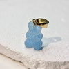 北京仓｜CRYSTAL HAZE-Nostalgia Bear-classic-蓝色小熊 吊坠（金色环扣）［挪威设计师］ 商品缩略图0