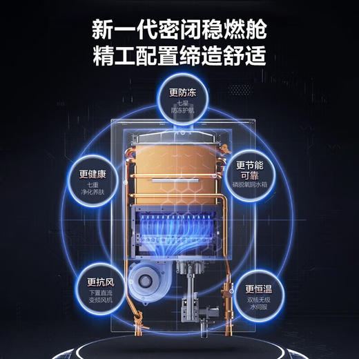 美的 燃气热水器 安睡系列 JSQ30-M9 Pro 静音恒温 二级能效 16L 商品图5