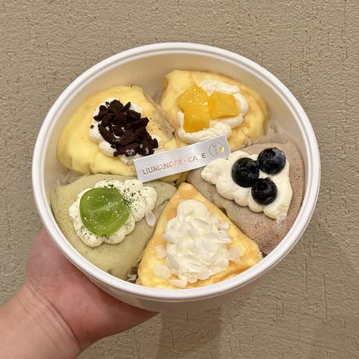 【五福可丽卷】超火五拼下午茶甜品（下午茶碗装）无生日配件 商品图0