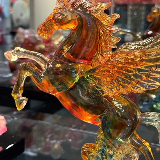 佛罗端斯飞马祥瑞琉璃摆件 商品图2