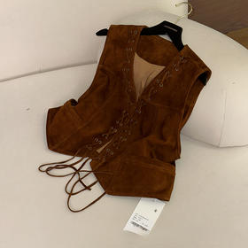 【预售7天】良木礼羊皮马甲（Q259156）