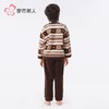 都市丽人睡衣男童女童蛋白绒家居服长袖长裤童装摇粒绒套装JHH9C3 商品缩略图3