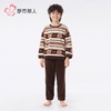 都市丽人睡衣男童女童蛋白绒家居服长袖长裤童装摇粒绒套装JHH9C3 商品缩略图1
