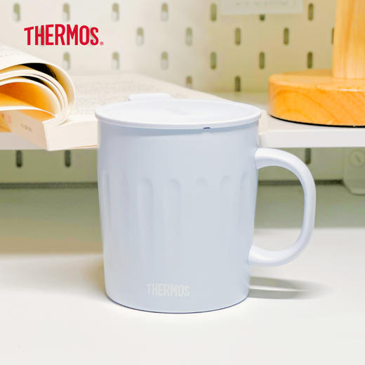 膳魔师白色不锈钢保温杯把手杯泡茶杯520ml 商品图5