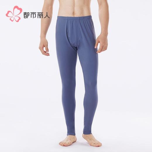 都市丽人打底裤男士保暖裤牛奶绒绒衣单层薄九分裤男裤FLH4D6 商品图1