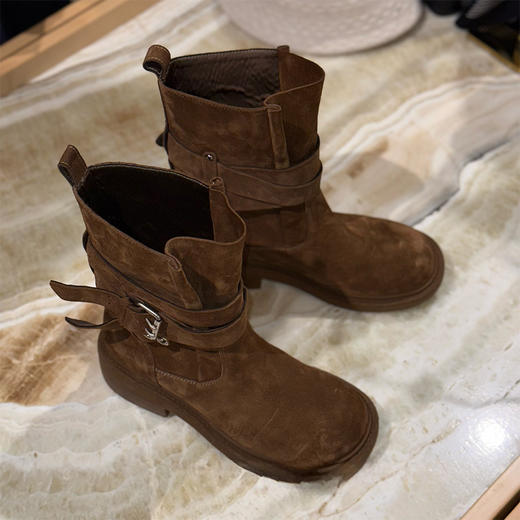 良木礼高丝光牛绒靴（Q2584809） 商品图0