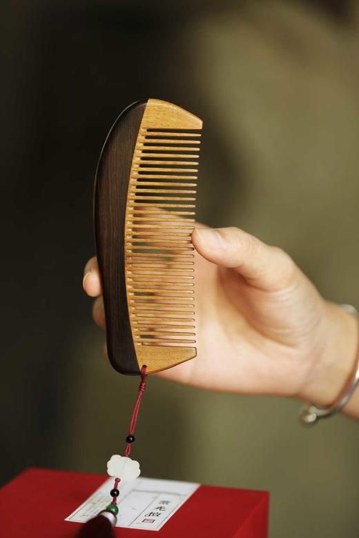 紫光檀x金丝楠【云悦】木梳 商品图1