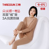 Threegun三枪 朵绒棉半高领女士内衣套-24410D021 商品缩略图0