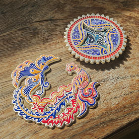 四象苗福冰箱贴