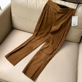 【预售7天】良木礼羊革皮裤（Q259161）