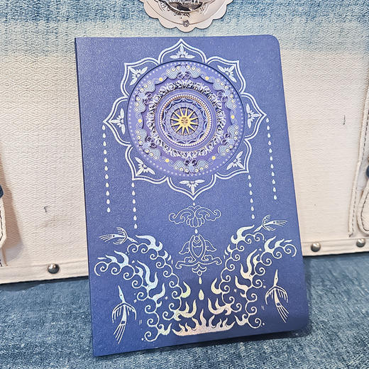 水族铜鼓鱼纹纸雕本 商品图1